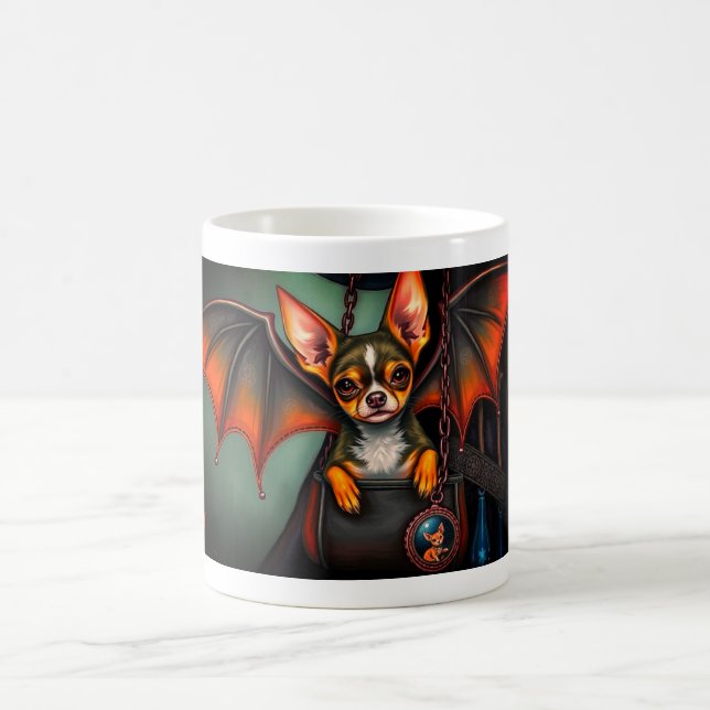 Taza De Café Halloween Chihuahua (Centro)