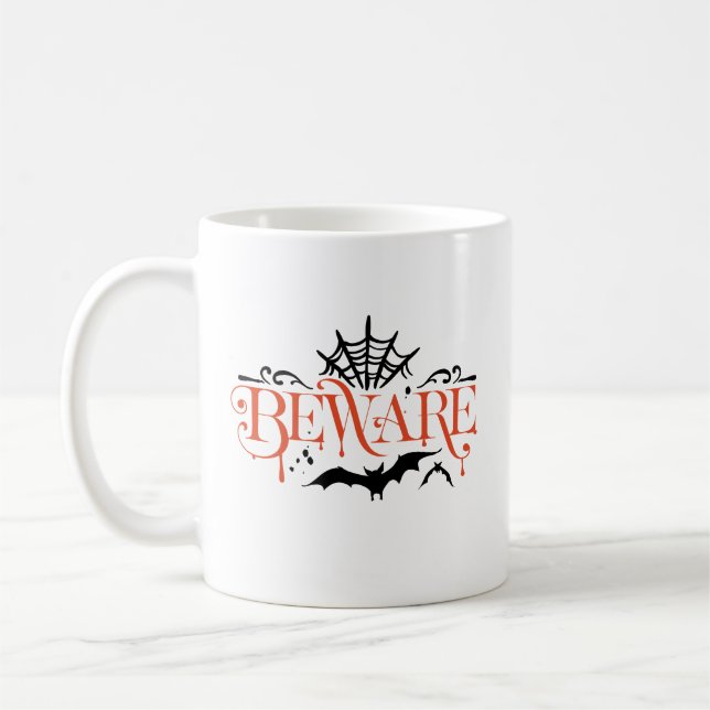 Taza De Café Halloween con fantasía (Izquierda)