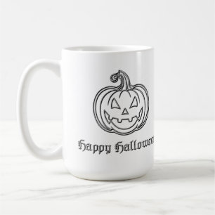 Taza De Café Halloween con linterna de Jack O'