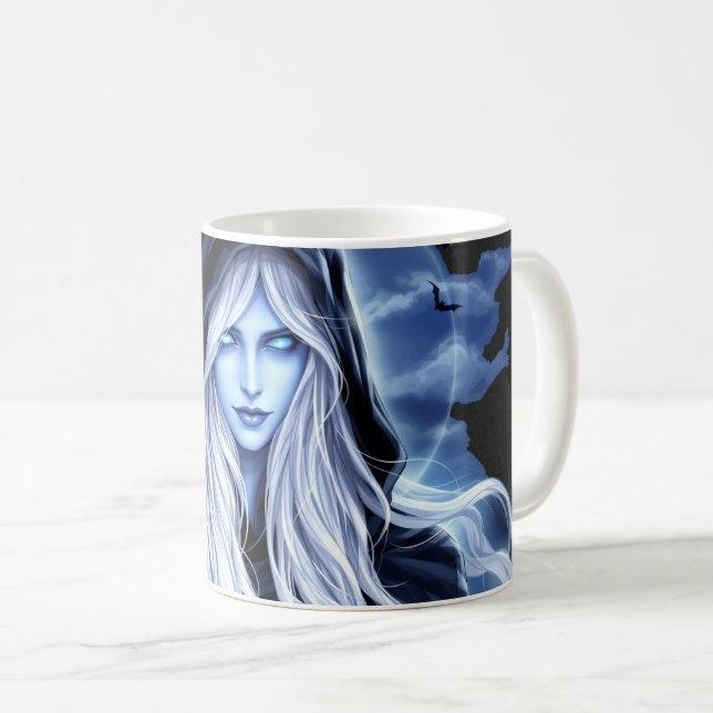 Taza De Café Halloween con tema de bruja (Anverso derecho)