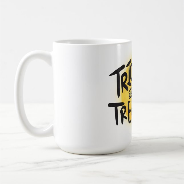 Taza De Café Halloween con trucos (Izquierda)