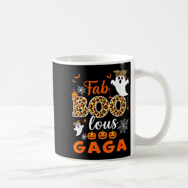 Taza De Café Halloween Costume Cute Leopard Boo Gaga Soky Ghost (Derecha)