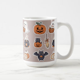 Taza De Café Halloween cute ghost trick and treat