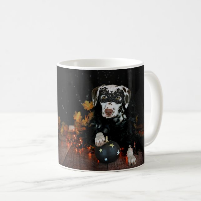 Taza De Café Halloween dálmata (Anverso derecho)