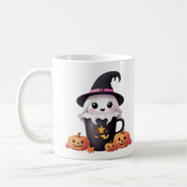 Taza De Café halloween de bebé lindo con gorra mug