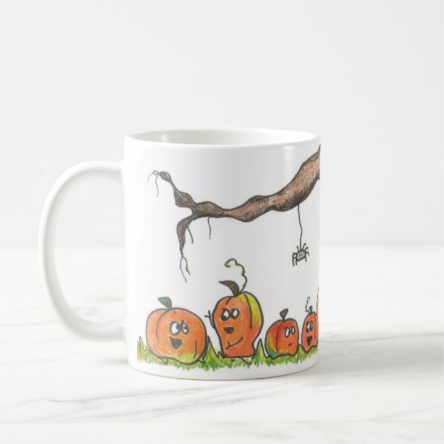 Taza De Café Halloween de calabaza (Izquierda)