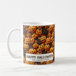 Taza De Café Halloween de calabazas y fantasmas