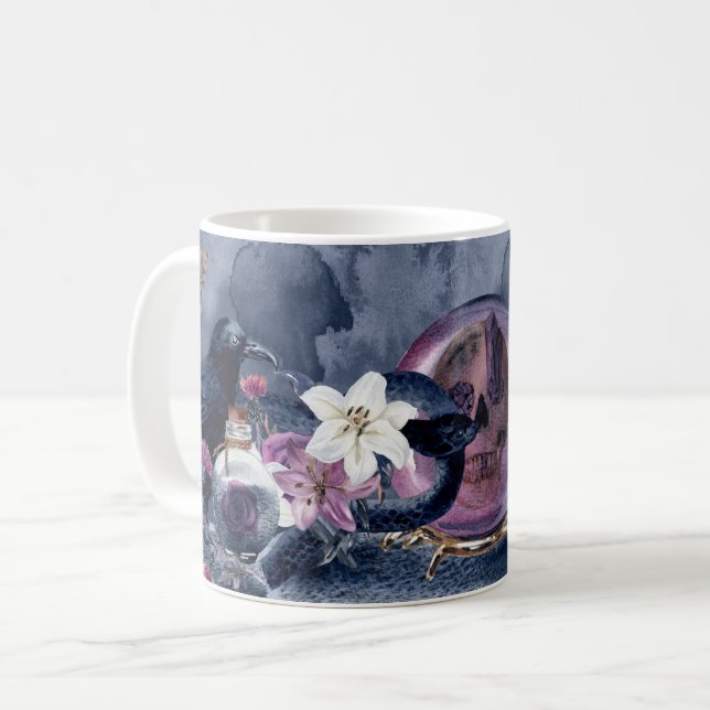 Taza De Café Halloween de cuerdas y serpientes (Anverso izquierdo)