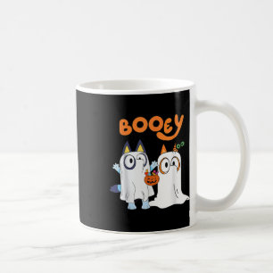 Taza De Café Halloween De Ghost Booey De Temporada Graciosa Par
