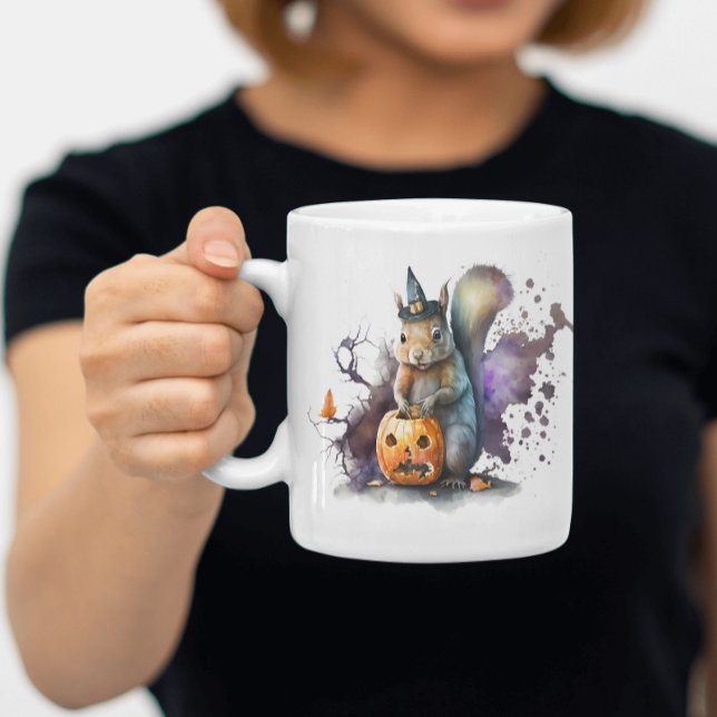 Taza De Café Halloween de la ardilla acuática (Subido por el creador)