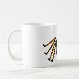 Taza De Café Halloween de la bruja araña