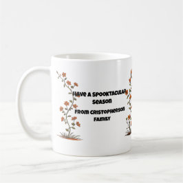 Taza De Café Halloween de la Pareja de Calabaza Hablada