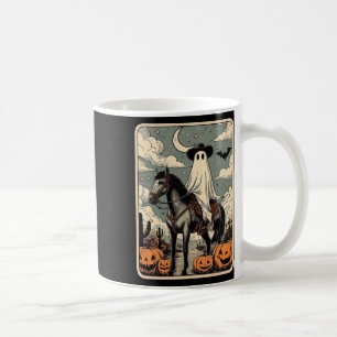 Taza De Café Halloween de la tarjeta Tarot de Fantasma Caballo 