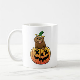 Taza De Café Halloween de nutria