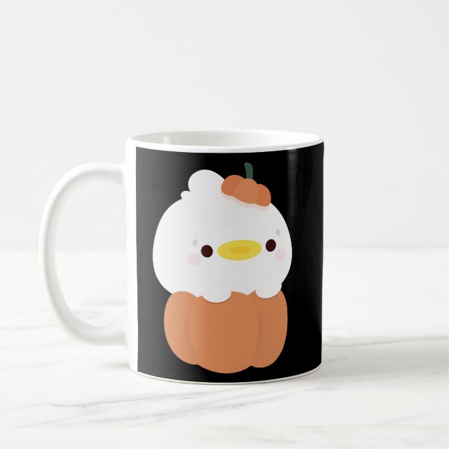 Taza De Café Halloween de pato (Izquierda)