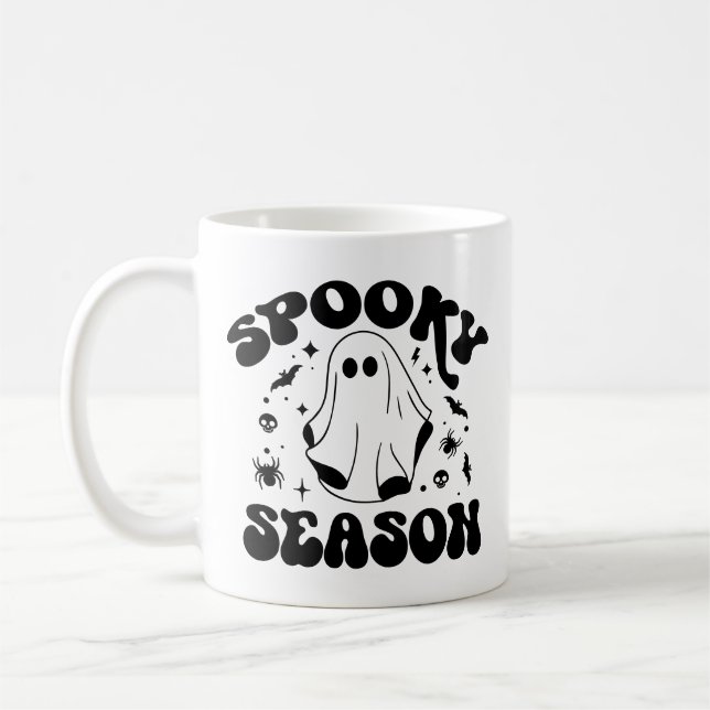 Taza De Café Halloween de temporada de fantasía (Izquierda)