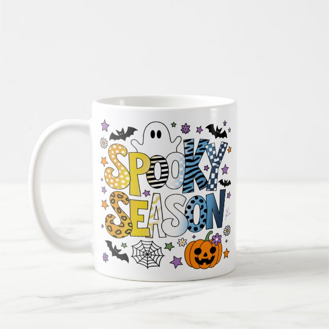 Taza De Café Halloween de temporada espeluznante de AroAce (Izquierda)