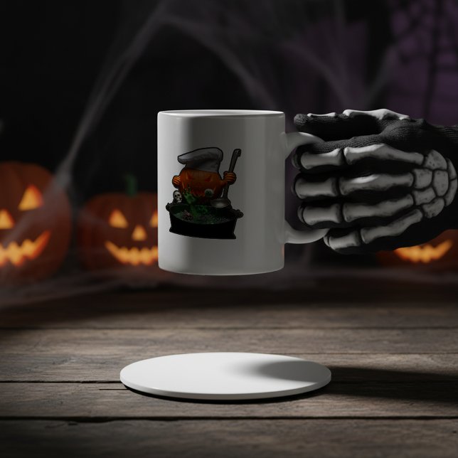 Taza De Café Halloween del Chef de calabaza - Temas de brea de  (Subido por el creador)
