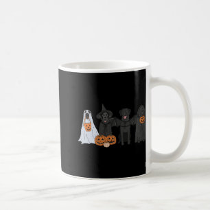 Taza De Café Halloween del Labrador Negro