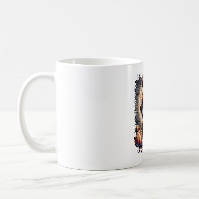Taza De Café Halloween del perro de Dalmacia (Izquierda)