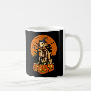 Taza De Café Halloween del perro de la recuperación de oro