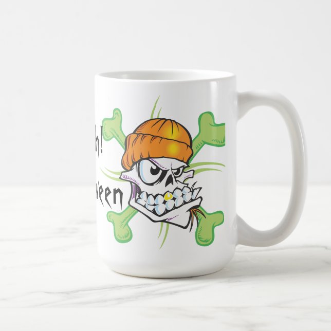 Taza De Café Halloween del Pirate Skull (Derecha)