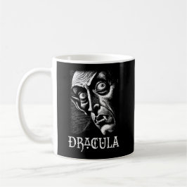 Taza De Café Halloween del vómito gótico clásico de Drácula