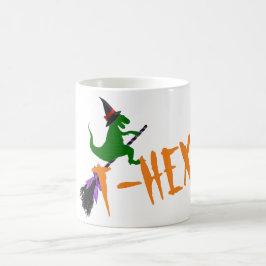 Taza De Café Halloween divertido de la espeluznante T-hex T-rex