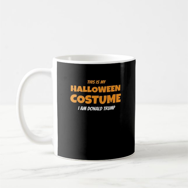Taza De Café Halloween Donald Costume Trumpkin Ideas Clásica (Izquierda)