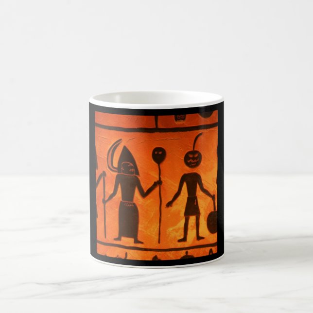 Taza De Café Halloween egipcio 5 Mug (Centro)