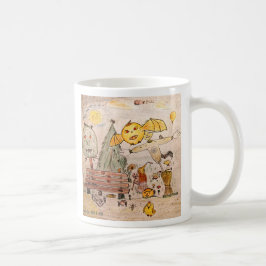 Taza De Café Halloween en su patio trasero