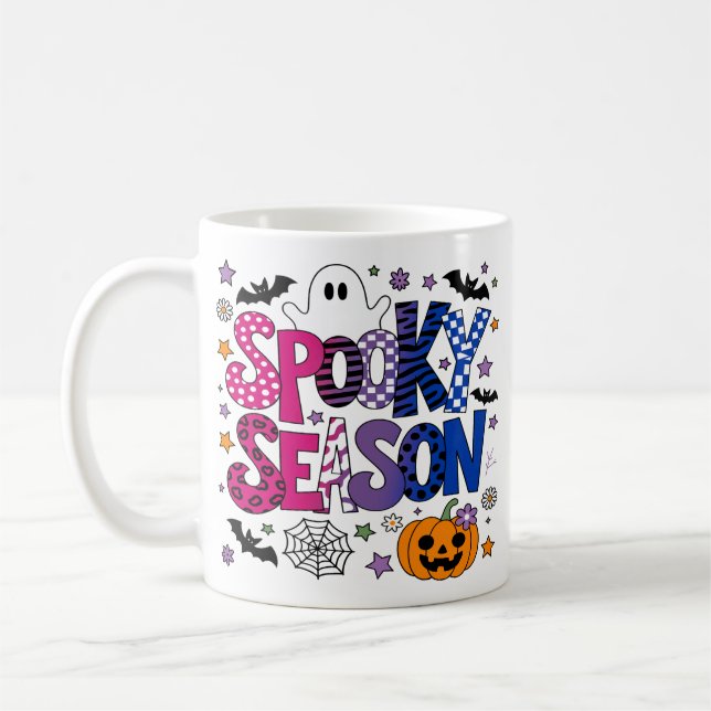 Taza De Café Halloween en temporada de parodia bisexual (Izquierda)