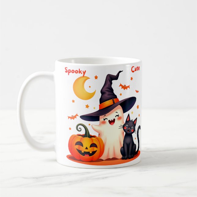 Taza De Café Halloween espeluznante (Izquierda)