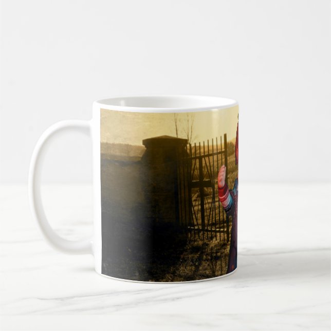 Taza De Café Halloween espeluznante. (Izquierda)