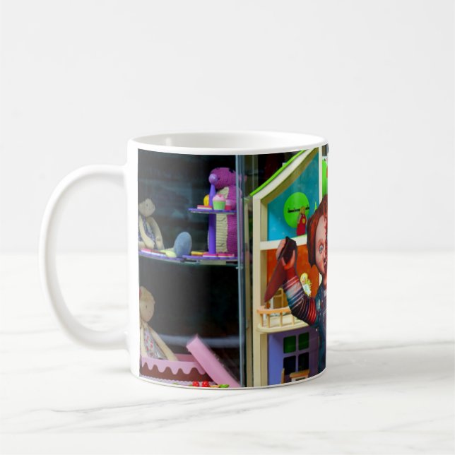 Taza De Café Halloween espeluznante. (Izquierda)