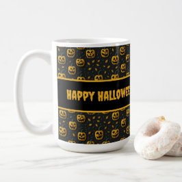 Taza De Café Halloween espeluznante calabaza personalizado cont