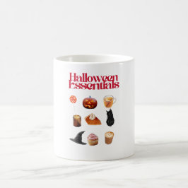 Taza De Café Halloween Essentials Mug – Cute Spooky Coffee Cup