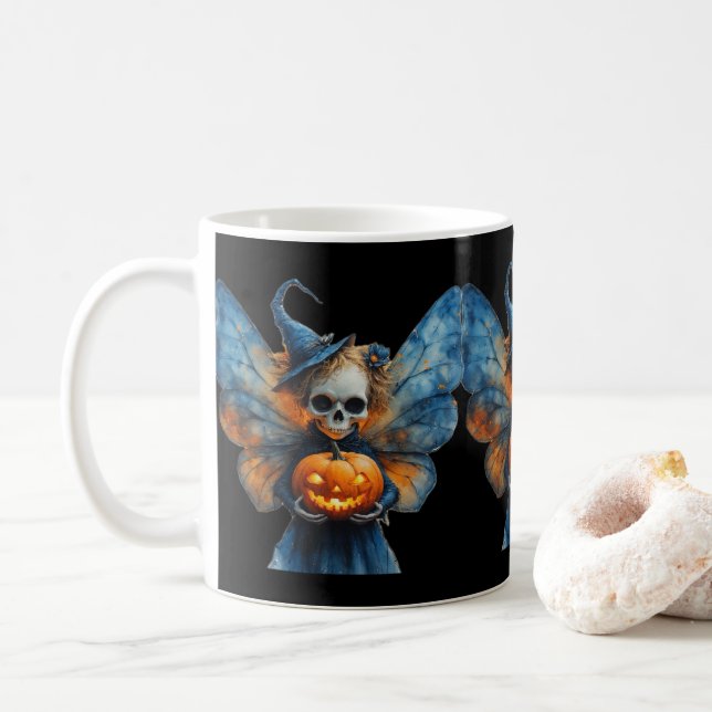 Taza De Café Halloween Fairy (Con donut)