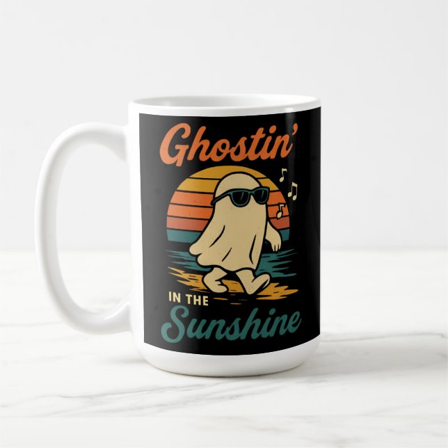 Taza De Café Halloween fantasma Ghostin (Izquierda)