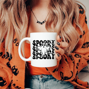 Taza De Café Halloween fantasmal y adorable
