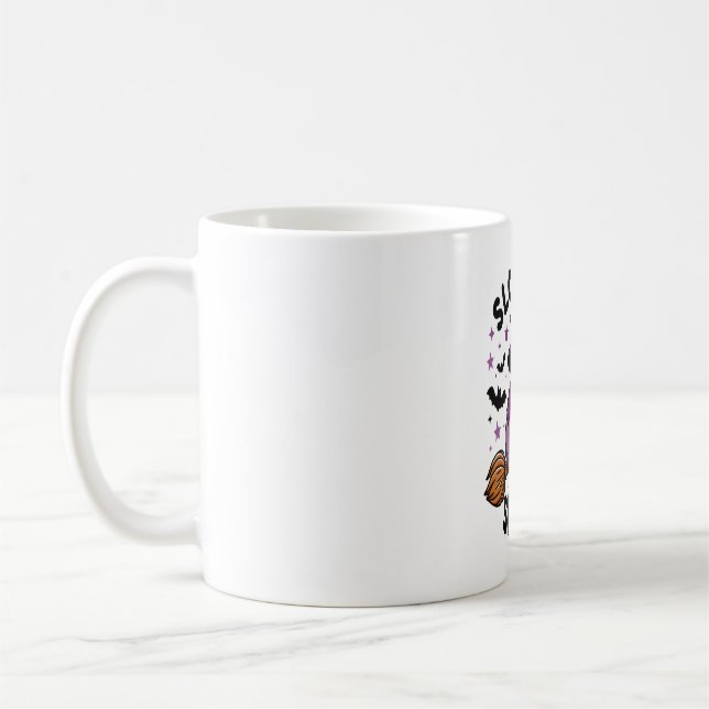 Taza De Café Halloween Feliz Feliz de la Tragedia (2) (Izquierda)