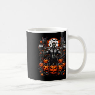 Taza De Café Halloween Fitness Fun-skeleton Gym Vibes-spooky Wo