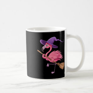 Taza De Café Halloween Flamingo Gorras de Brujas Sterry Vestido