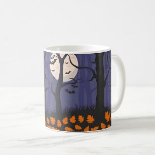 Taza De Café Halloween forestal