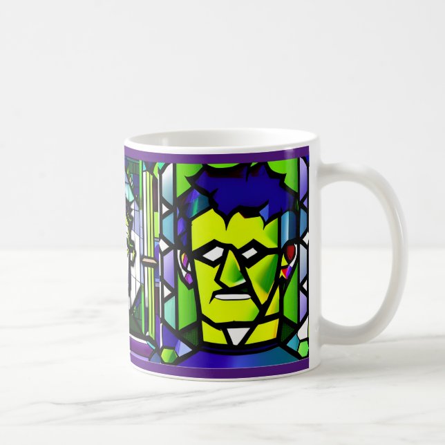 Taza De Café Halloween Frankenstein Mug (Derecha)
