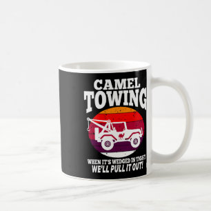 Taza De Café Halloween Fun Retro Camello Towing Fun