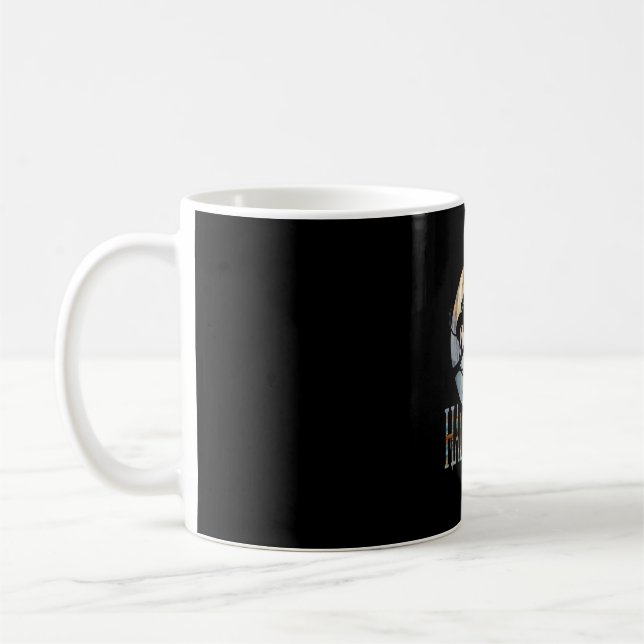 Taza De Café Halloween Funny Cat Halloween Cumpleaños (Izquierda)