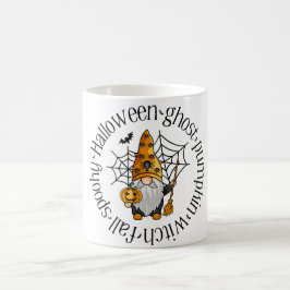 Taza De Café Halloween Ghost Bmpkin Witch Fall Spookone Gnome