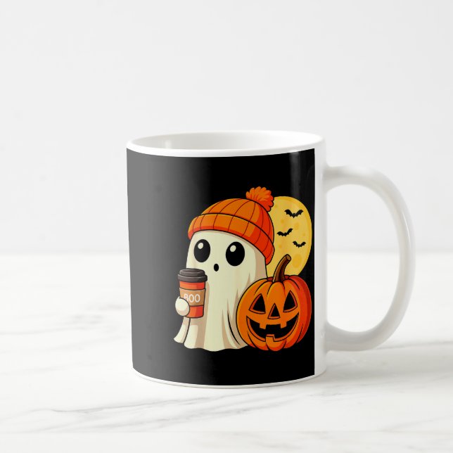 Taza De Café Halloween Ghost Coffee Pumpkin Soky Season Women K (Derecha)