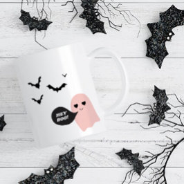 Taza De Café Halloween Ghost Cute Spooky Coffee Mug